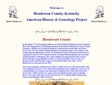 Tablet Screenshot of hendersonkyhistory.com
